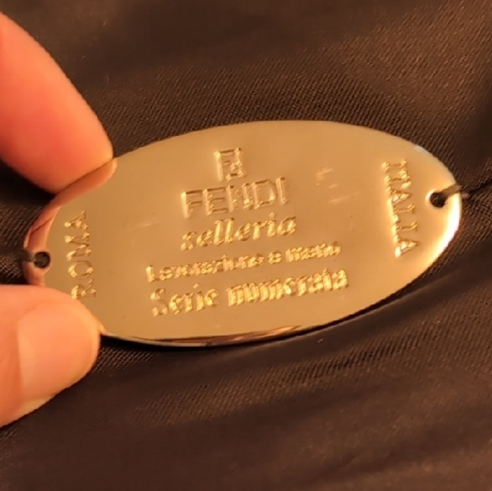 Navy Blue Fendi Dust Bag - Picture 2 of 3